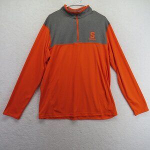 Syracuse Orange Shirt Mens‎ Large Orange Gray Football Colosseum Athletics NCAA